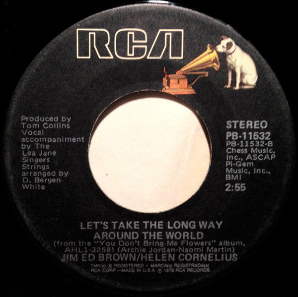 Jim Ed Brown & Helen Cornelius : Lying In Love With You (7", Single)