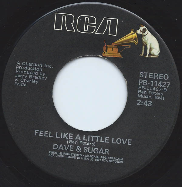 Dave And Sugar : Golden Tears (7", Single, Ind)