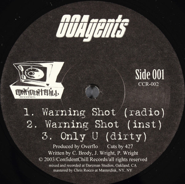 00Agents : Warning Shot / Only U (12")