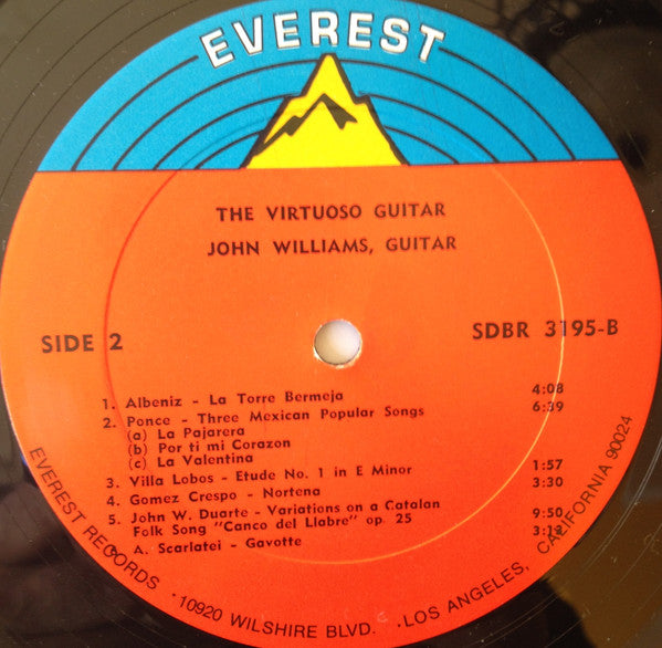 John Williams (7) : The Virtuoso Guitar (LP, Album)