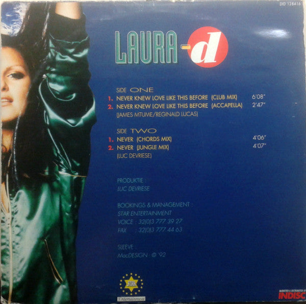 Laura D. : Never Knew Love Like This Before (12")