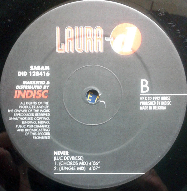 Laura D. : Never Knew Love Like This Before (12")