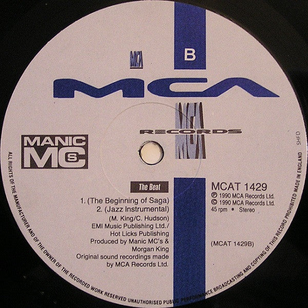 Manic MC's : The Beat (12")