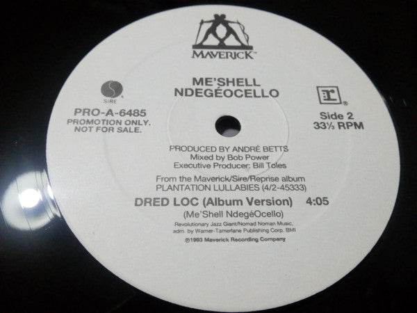 Me'Shell NdegéOcello : Dred Loc (12", Promo)