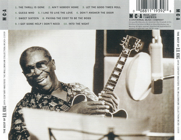 B.B. King : The Best Of B.B. King (CD, Comp, RM)