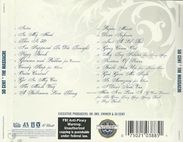 50 Cent : The Massacre (CD, Album)