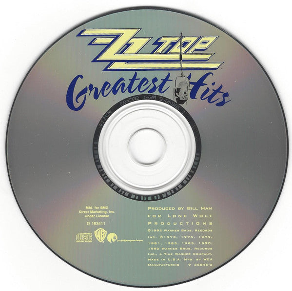 ZZ Top : Greatest Hits (CD, Comp, Club, BMG)