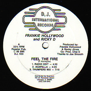 Frankie "Hollywood" Rodriguez And Ricky Dillard : Feel The Fire (12")