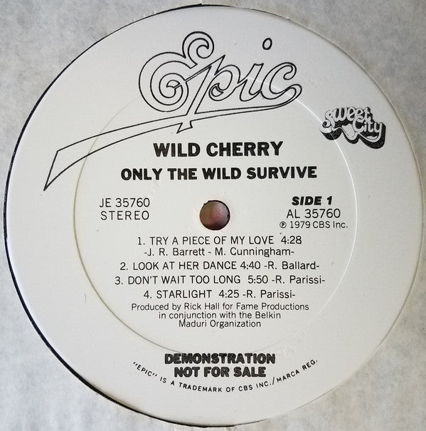 Wild Cherry : Only The Wild Survive (LP, Album, Promo, San)
