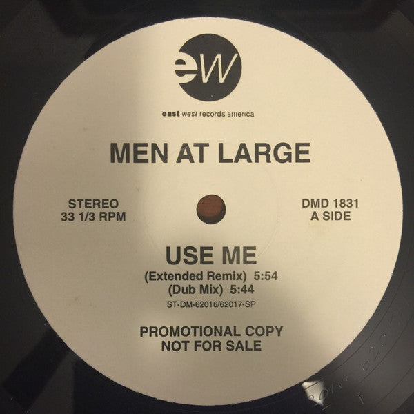 Men At Large : Use Me (12", Promo)