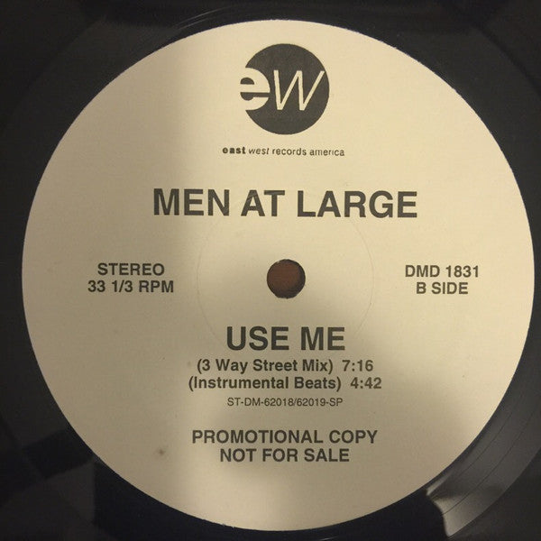 Men At Large : Use Me (12", Promo)