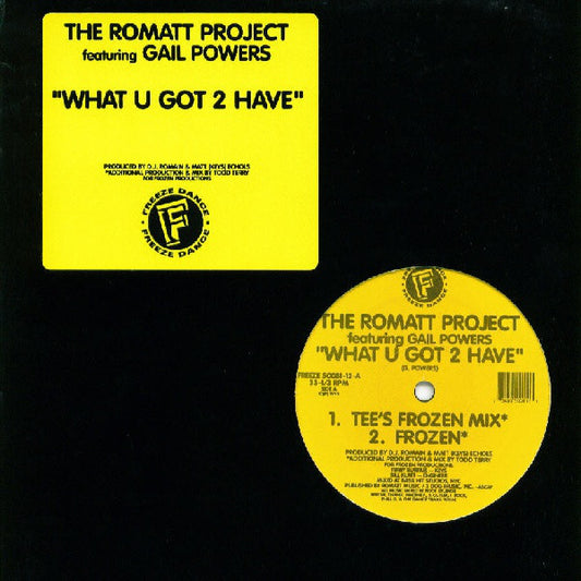 Romatt Featuring Gail Powers : What U Got 2 Have (12")