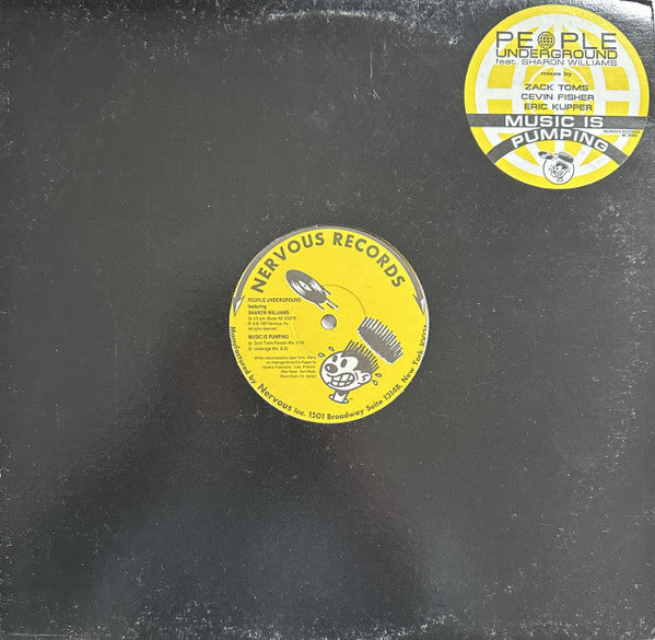 People Underground featuring Sharon Williams : Music Is Pumping (12")