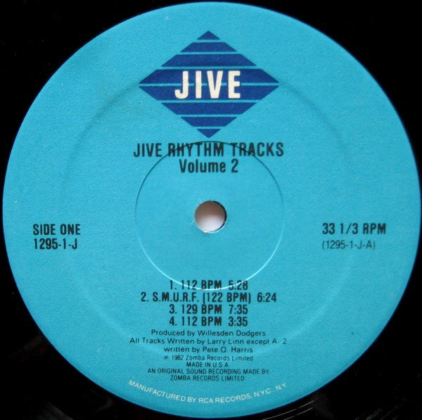Willesden Dodgers : Jive Rhythm Trax Volume 2 (LP, Album, RE)