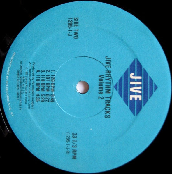 Willesden Dodgers : Jive Rhythm Trax Volume 2 (LP, Album, RE)