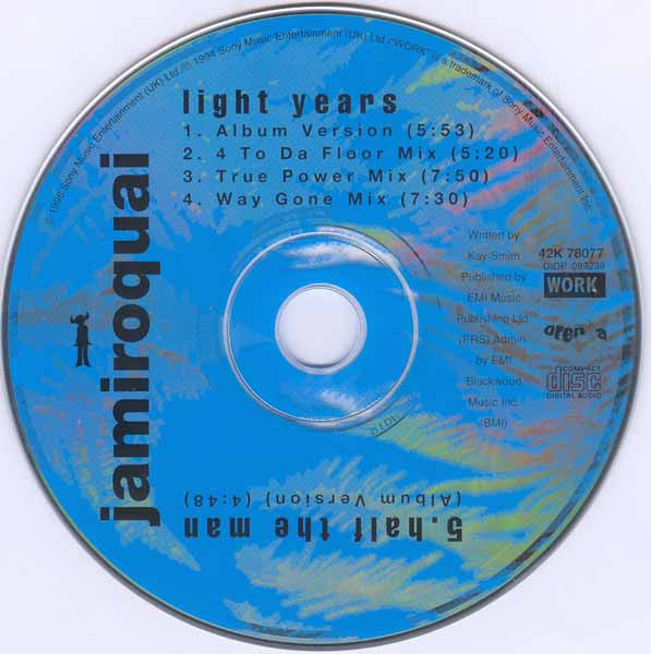 Jamiroquai : Light Years (CD, Maxi)