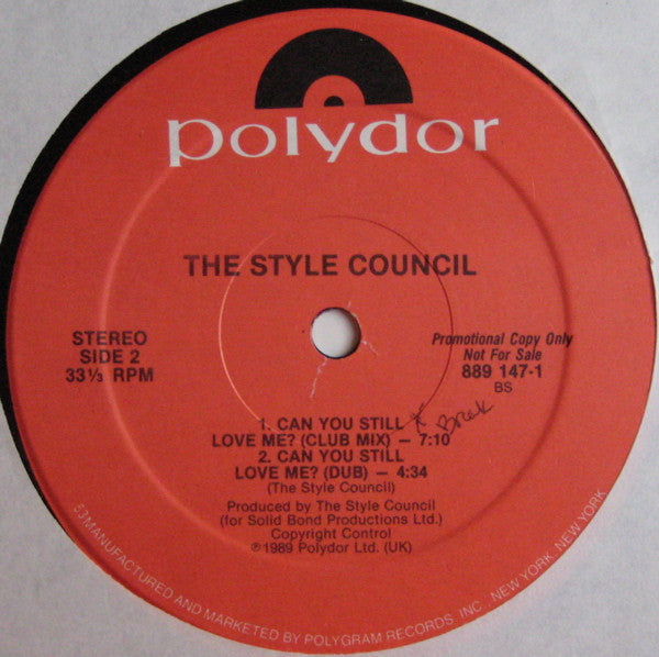 The Style Council : Promised Land (12", Single, Promo)