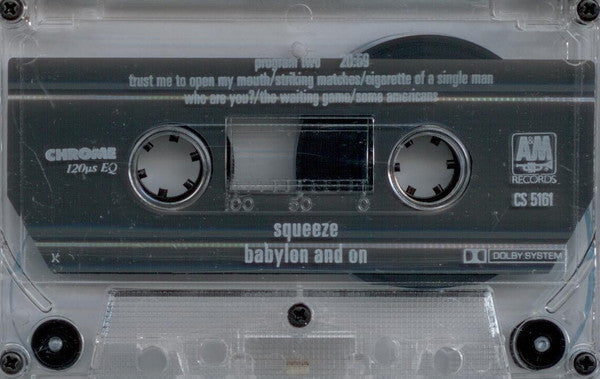 Squeeze (2) : Babylon And On (Cass, Album, CrO)