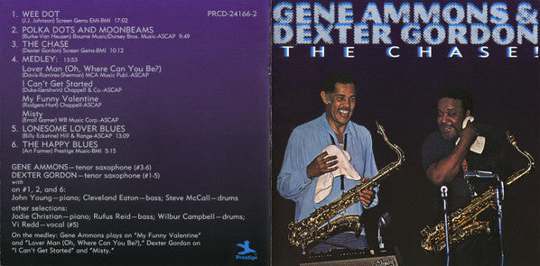 Gene Ammons & Dexter Gordon : The Chase! (CD, Album, RE, RM)