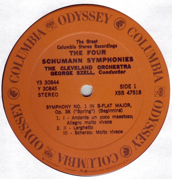 George Szell / The Cleveland Orchestra : The Four Schumann Symphonies (3xLP + Box, Comp)