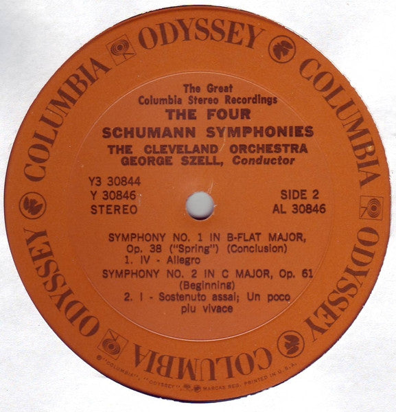 George Szell / The Cleveland Orchestra : The Four Schumann Symphonies (3xLP + Box, Comp)