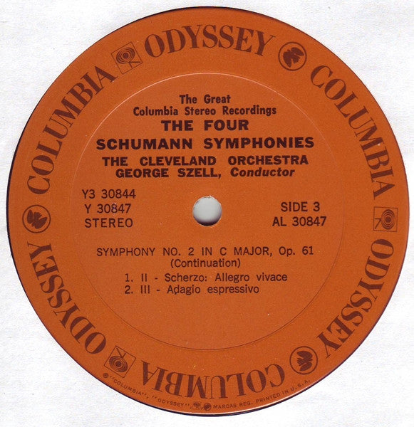 George Szell / The Cleveland Orchestra : The Four Schumann Symphonies (3xLP + Box, Comp)