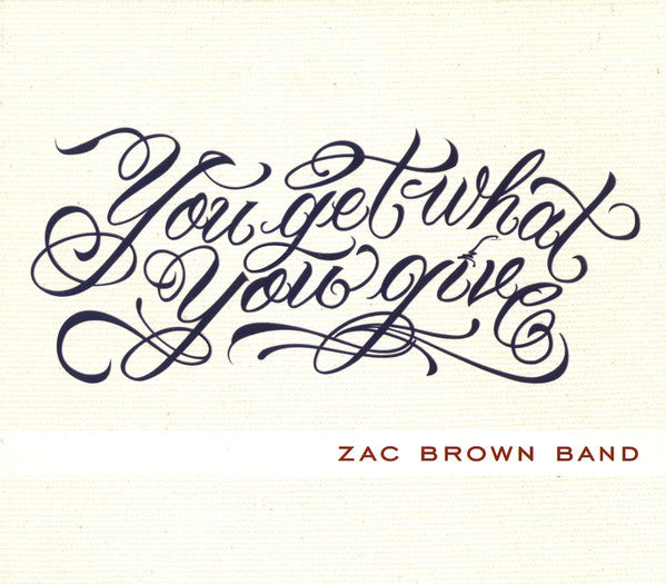 Zac Brown Band : You Get What You Give (CD, Album, Car)