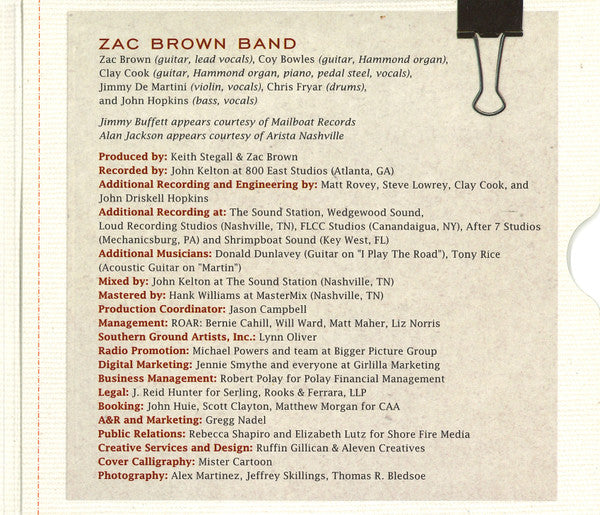 Zac Brown Band : You Get What You Give (CD, Album, Car)