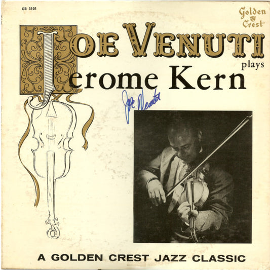 Joe Venuti : Joe Venuti Plays Jerome Kern (LP, Album, Mono)