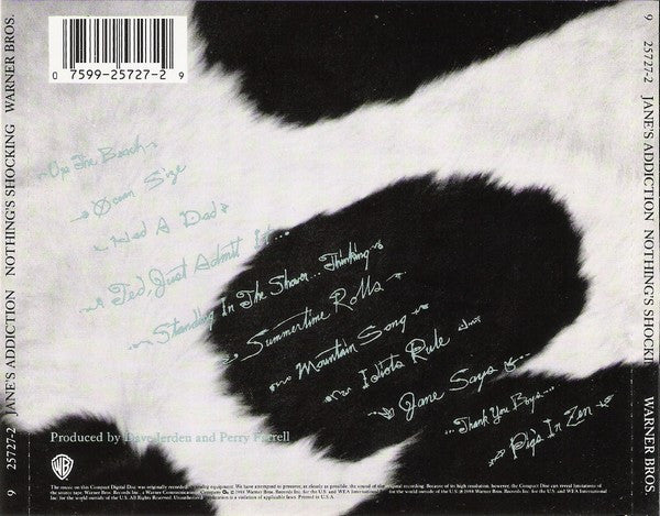 Jane's Addiction : Nothing's Shocking (CD, Album)