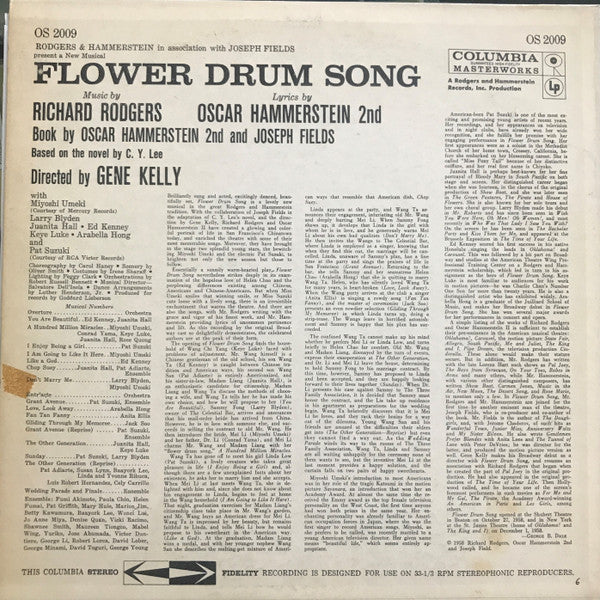 Rodgers & Hammerstein In Association With Joseph Fields : Flower Drum Song (LP, Album)