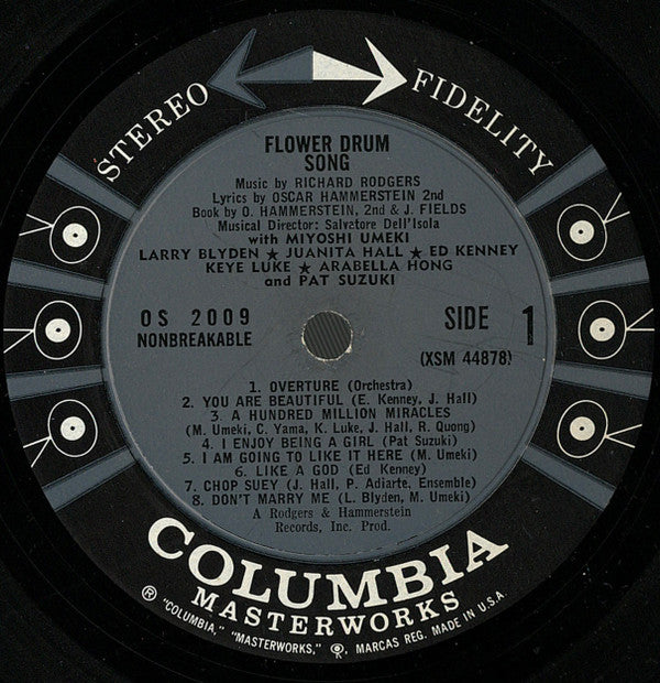 Rodgers & Hammerstein In Association With Joseph Fields : Flower Drum Song (LP, Album)