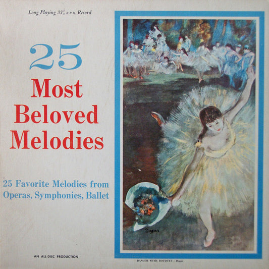 Various : 25 Most Beloved Melodies (LP, Album)