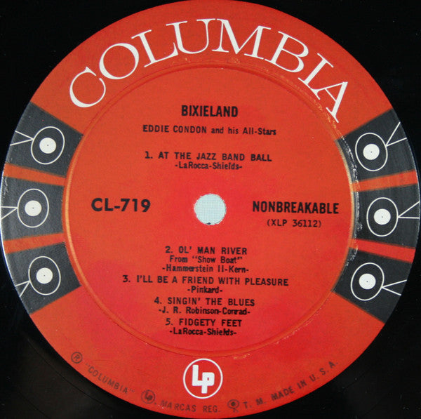 Eddie Condon And His All-Stars : Bixieland (LP, Album, Mono)