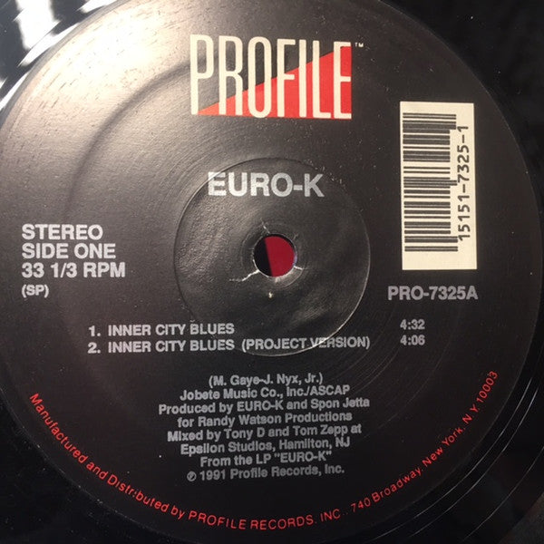 Euro-K : Inner City Blues / Brother Man (12")