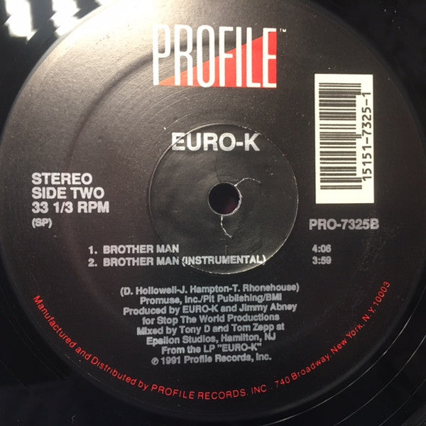 Euro-K : Inner City Blues / Brother Man (12")