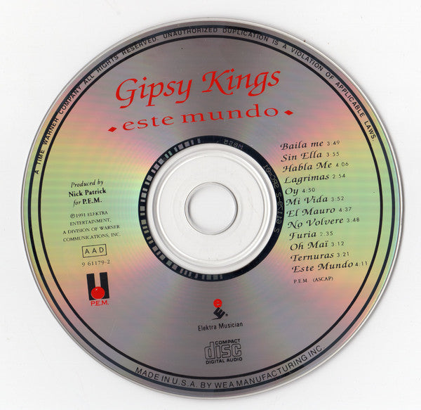 Gipsy Kings : Este Mundo (CD, Album)