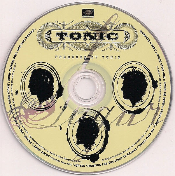 Tonic (2) : Sugar (CD, Album, PMD)