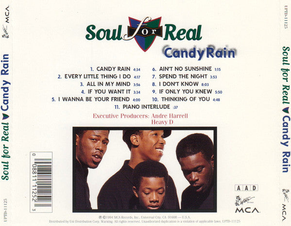 Soul For Real : Candy Rain (CD, Album)