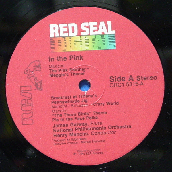 James Galway & Henry Mancini : In The Pink (LP, Album, Ind)