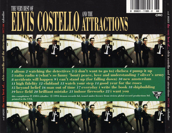 Elvis Costello & The Attractions : The Very Best Of Elvis Costello And The Attractions (CD, Comp, Club)