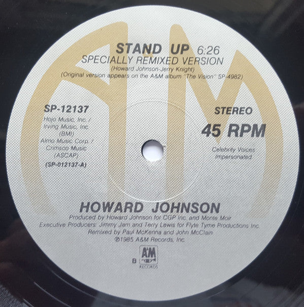 Howard Johnson : Stand Up (Specially Remixed Version) (12")