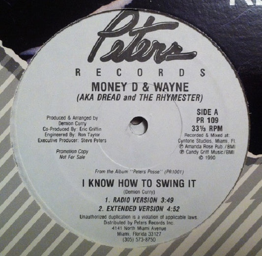 Money D & Wayne Force : I Know How To Swing It / Raggamuffin Rhymin' (12", Promo)