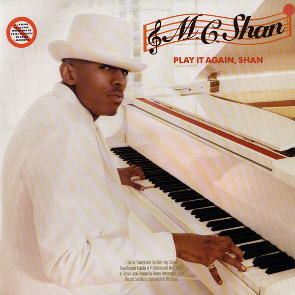 MC Shan : Play It Again, Shan (LP, Album)