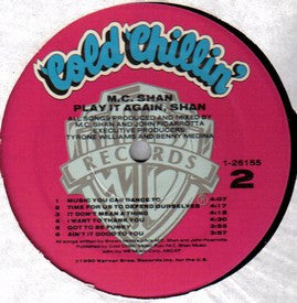 MC Shan : Play It Again, Shan (LP, Album)