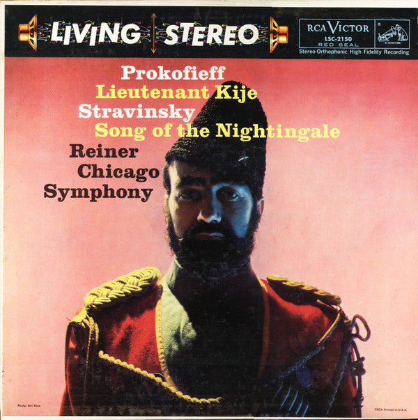 Sergei Prokofiev / Igor Stravinsky / Fritz Reiner, The Chicago Symphony Orchestra : Lieutenant Kije / Song Of The Nightingale (LP, Album, Ind)