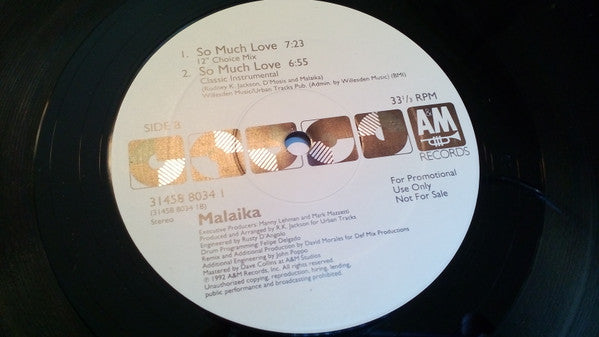 Malaika : So Much Love (2x12", Promo, Gat)