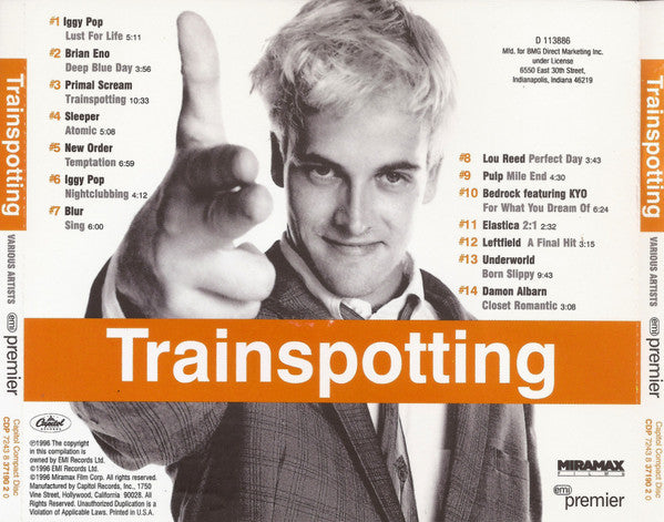 Various : Trainspotting (Music From The Motion Picture) (CD, Comp, Club)