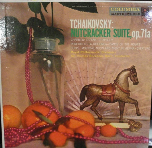 The Royal Philharmonic Orchestra, Sir Thomas Beecham / Pyotr Ilyich Tchaikovsky, Emmanuel Chabrier, Amilcare Ponchielli, Franz von Suppé : Nutcracker Suite, Op. 71a (LP)