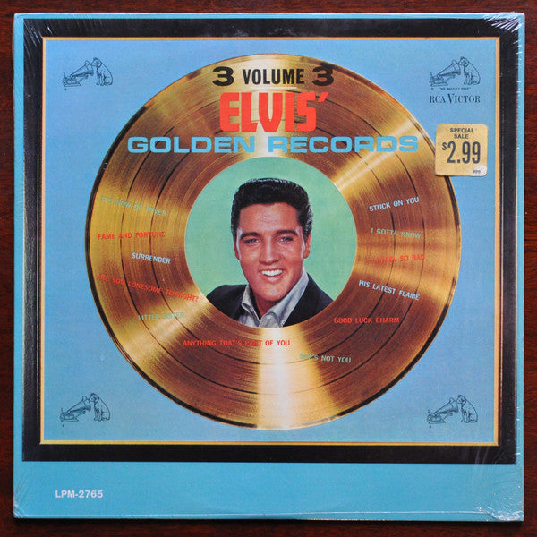 Elvis Presley : Elvis' Golden Records, Volume 3 (LP, Comp, Mono, Ind)